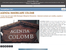 Tablet Screenshot of immobiliarecolomb.com